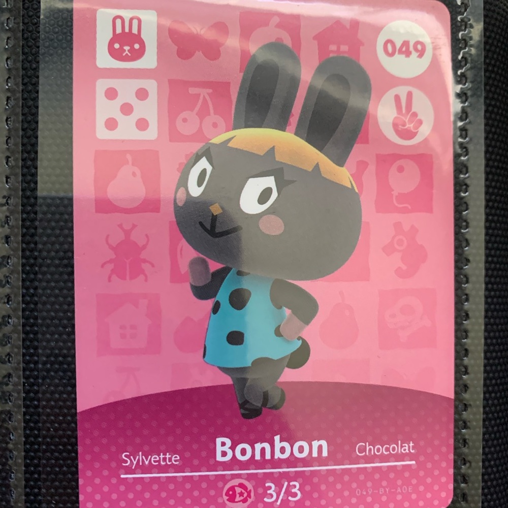 Bonbon 049 - Nintendo Animal Crossing amiibo card